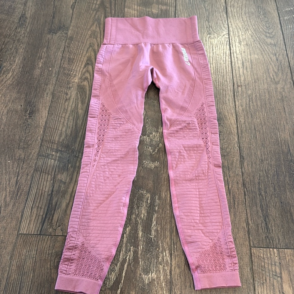 Gymshark High Waisted Seamless Pink Leggings Size S